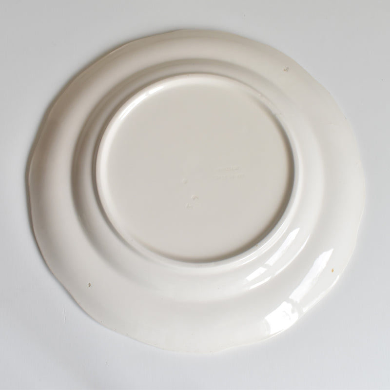 Antique Plate Longchamp Marguerites (Daisies) Cornflower E