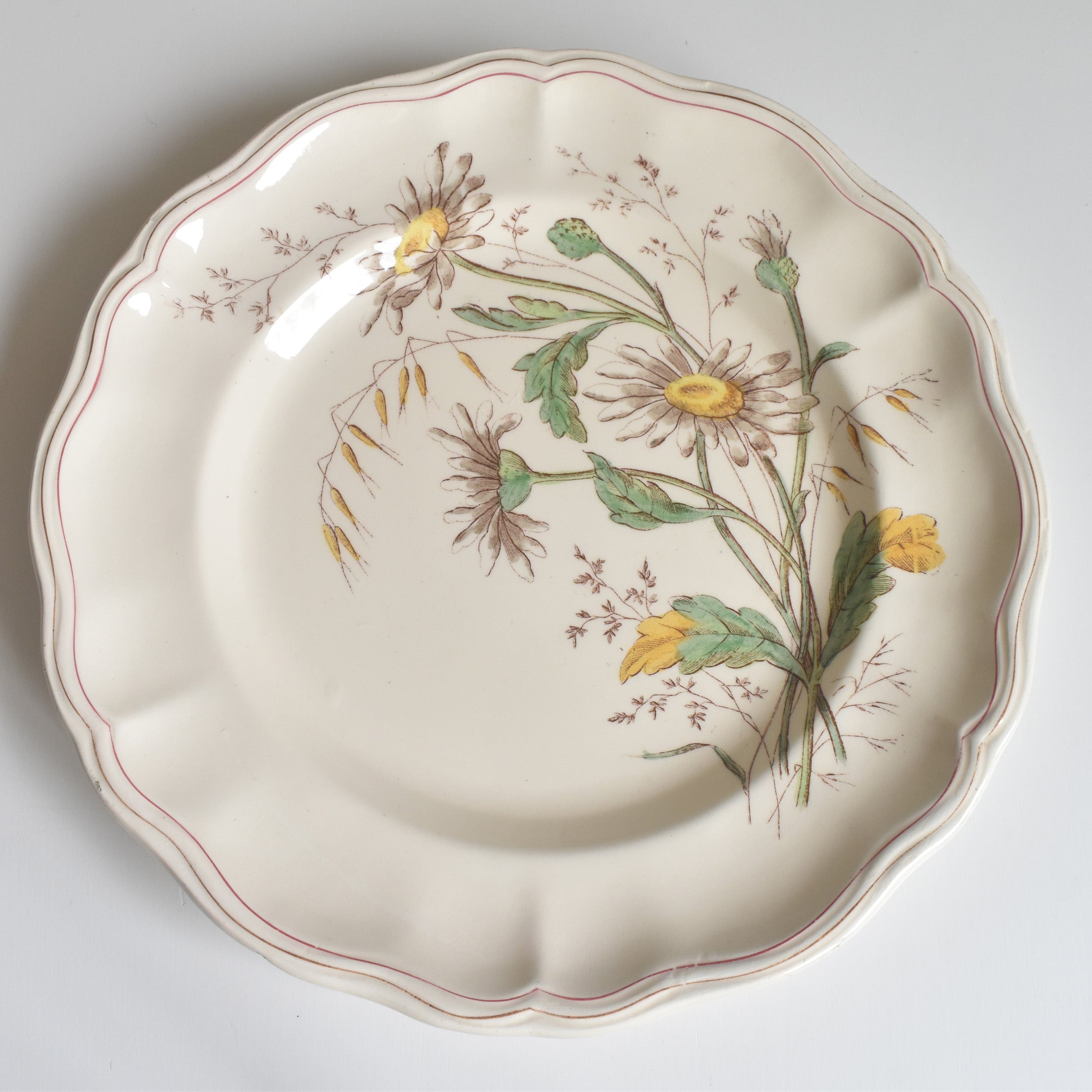 アンティーク　ロンシャン　ヤドリギプレート ロンシャン ヤドリギのプレート B | chez Augustins