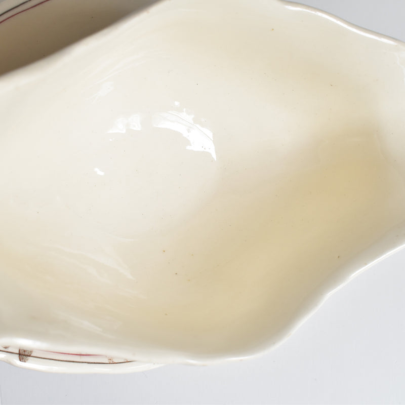 Antique Longchamp Sauce Boat - Marguerites