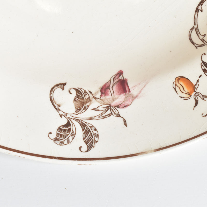 Antique Deep Plate, Longchamp Roseraie