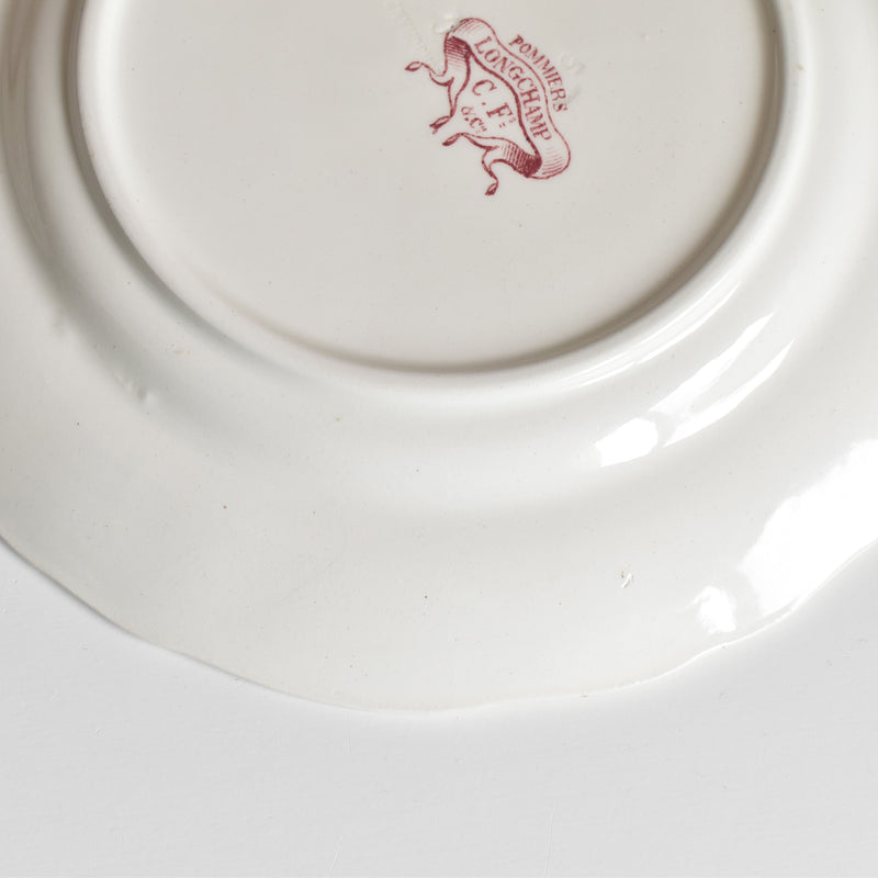 Antique plate: Longchamp "Pommiers" (Apple Trees) A