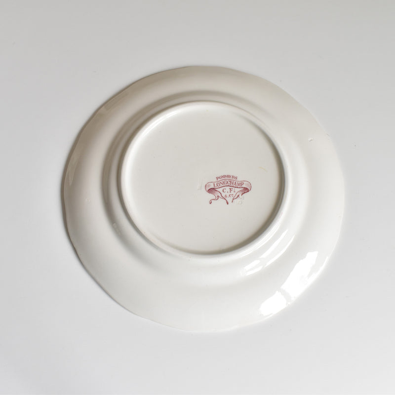 Antique Plate Longchamp Pommiers (Apple Trees) B