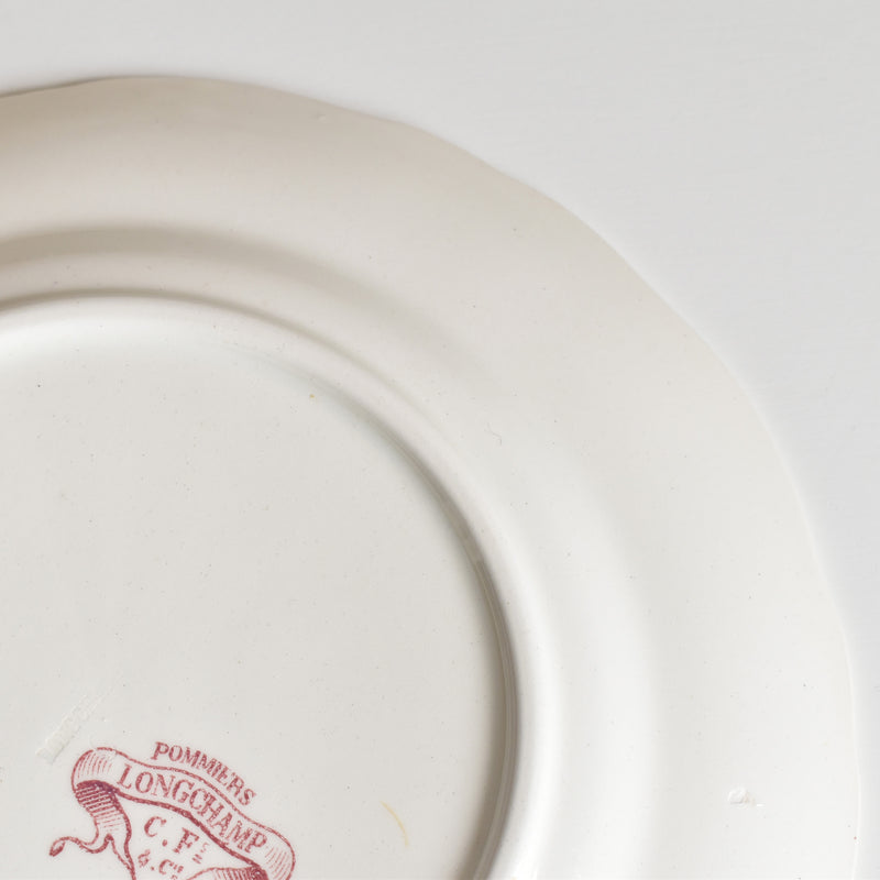 Antique Plate Longchamp Pommiers (Apple Trees) B