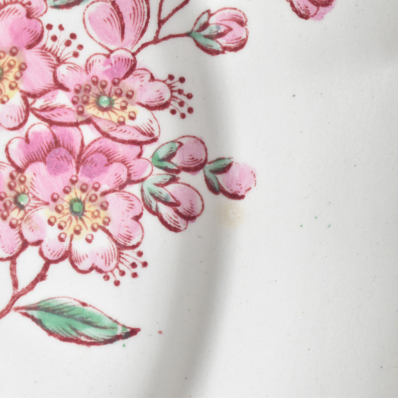Antique Plate Longwy Pommiers (Apple Trees) C