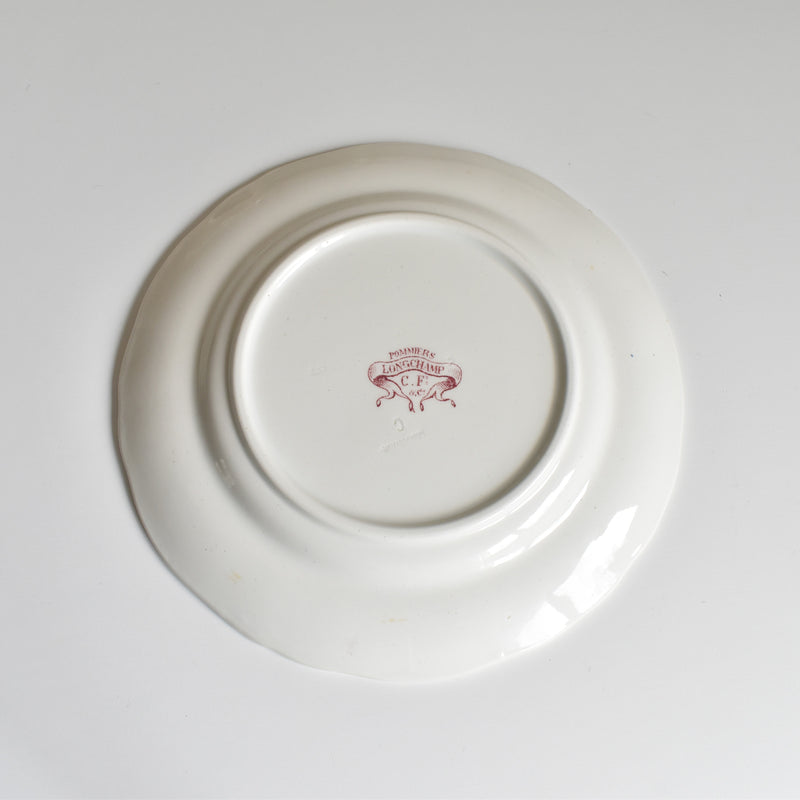 Antique Plate Longchamp Pommiers (Apple Trees) D
