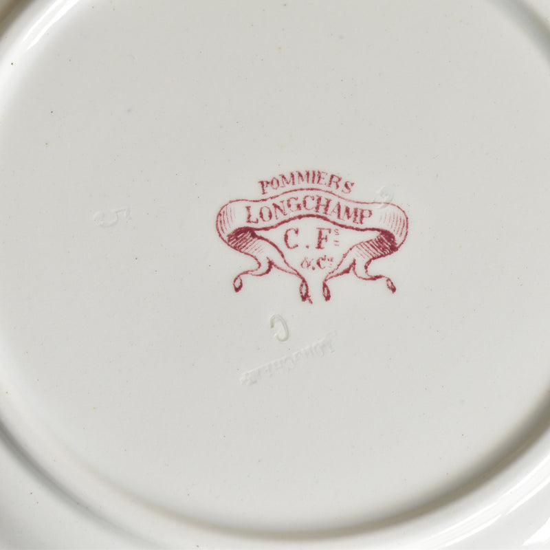 Antique Plate Longchamp Pommiers (Apple Trees) D