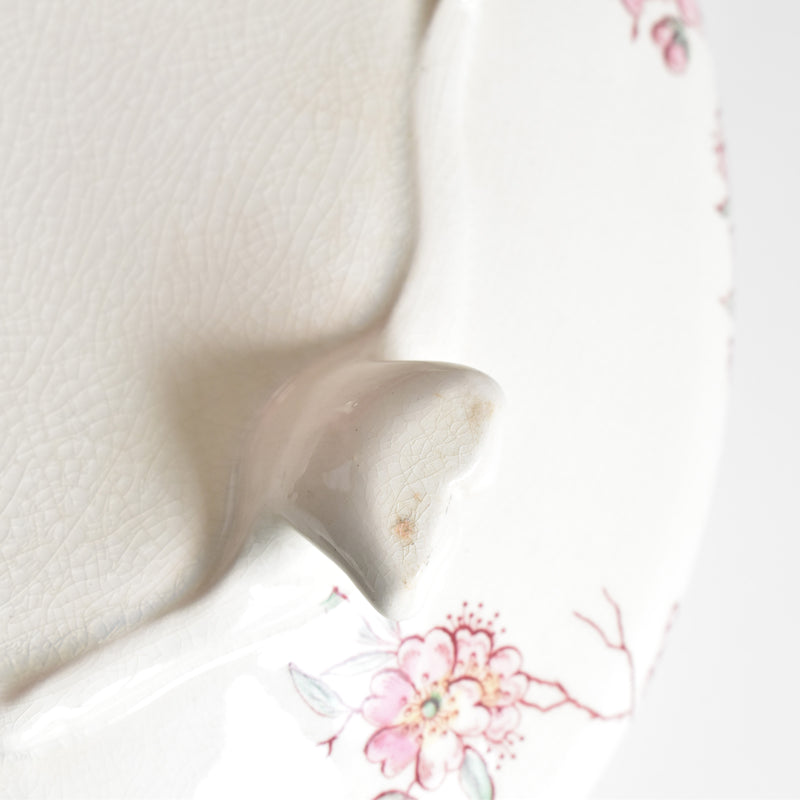 Antique soup tureen, Longchamp "Pommiers"