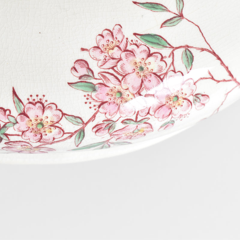 Antique soup tureen, Longchamp "Pommiers"
