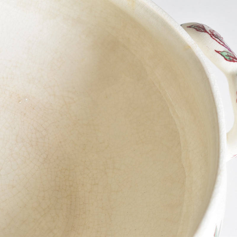 Antique soup tureen, Longchamp "Pommiers"