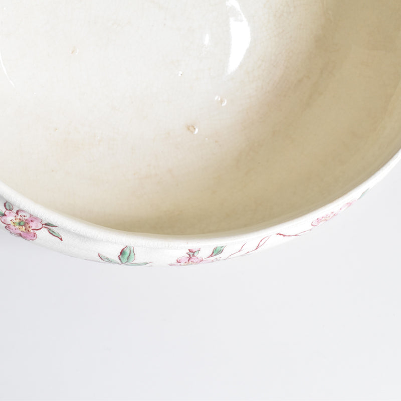 Antique soup tureen, Longchamp "Pommiers"