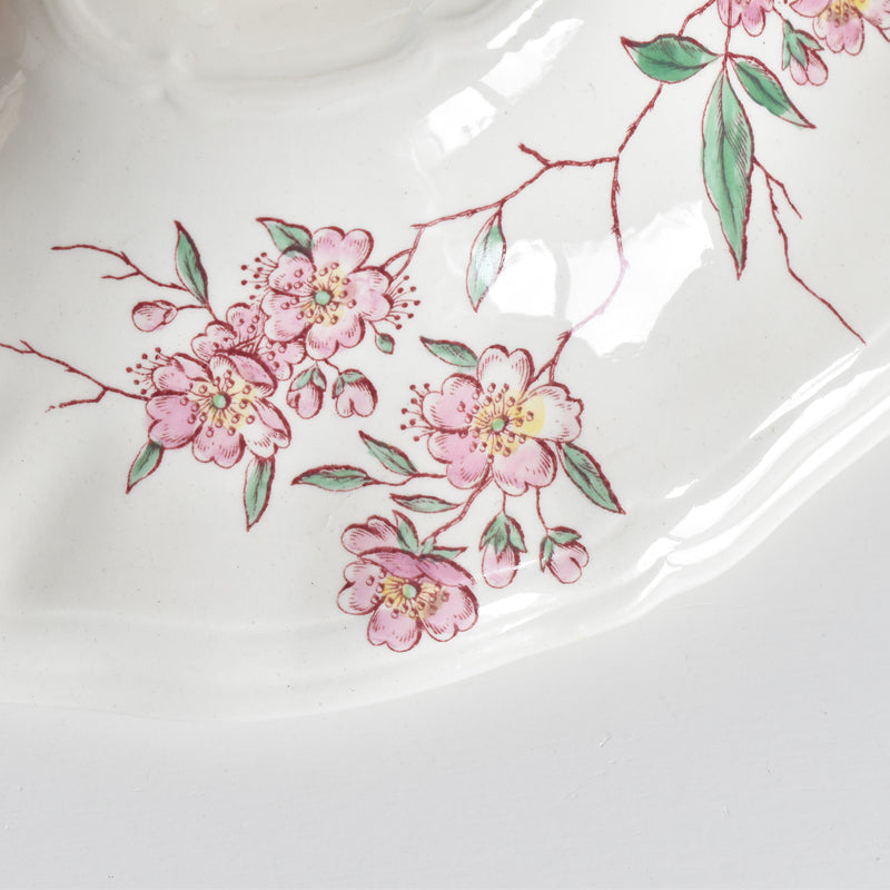 Antique soup tureen, Longchamp "Pommiers"
