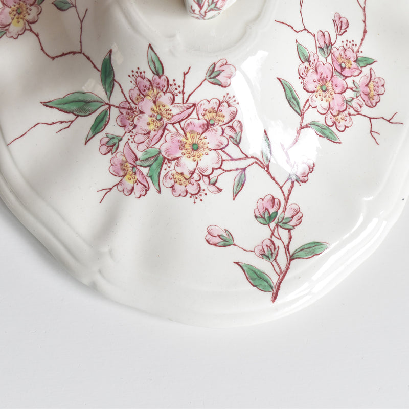 Antique soup tureen, Longchamp "Pommiers"