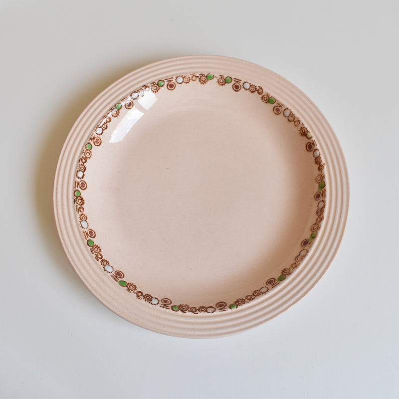 Vintage Deep Plate Longwy Betty I