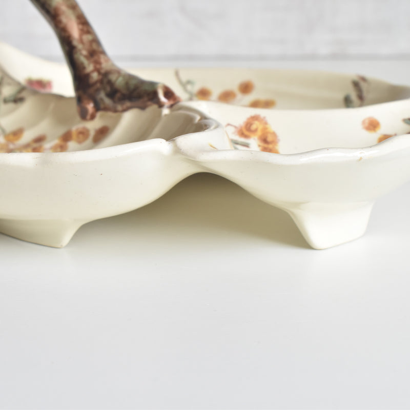 アンティーク仕切り付きプレート（マンディアン）KGリュネヴィル　MIMOSA(ミモザ）