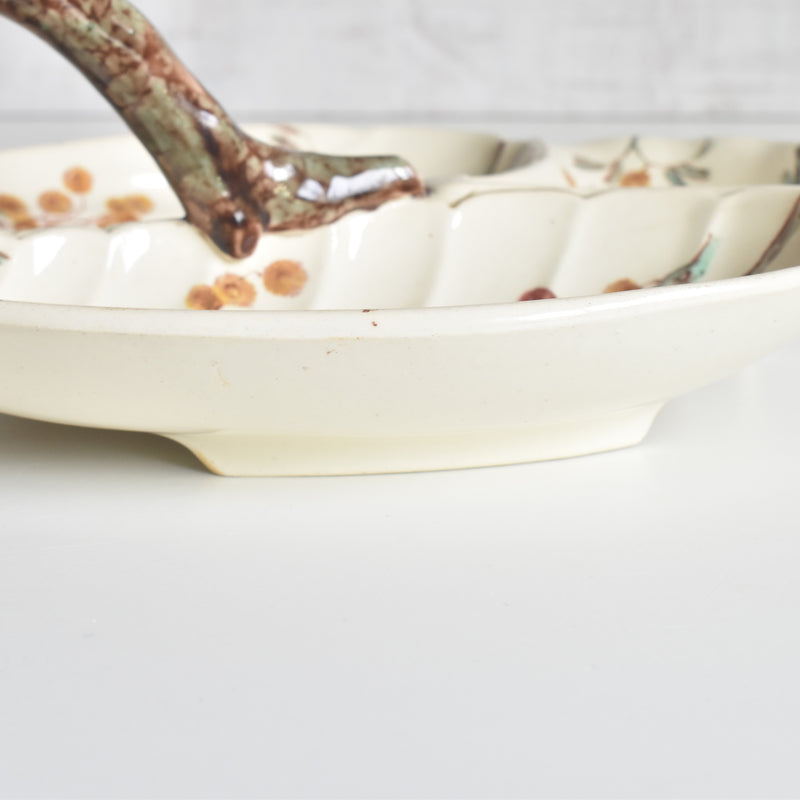 アンティーク仕切り付きプレート（マンディアン）KGリュネヴィル　MIMOSA(ミモザ）