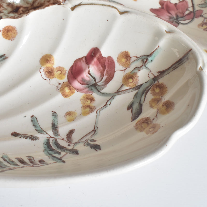 アンティーク仕切り付きプレート（マンディアン）KGリュネヴィル　MIMOSA(ミモザ）