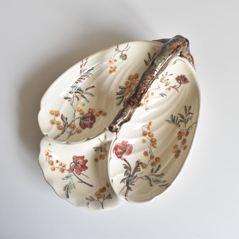 アンティーク仕切り付きプレート（マンディアン）KGリュネヴィル　MIMOSA(ミモザ）