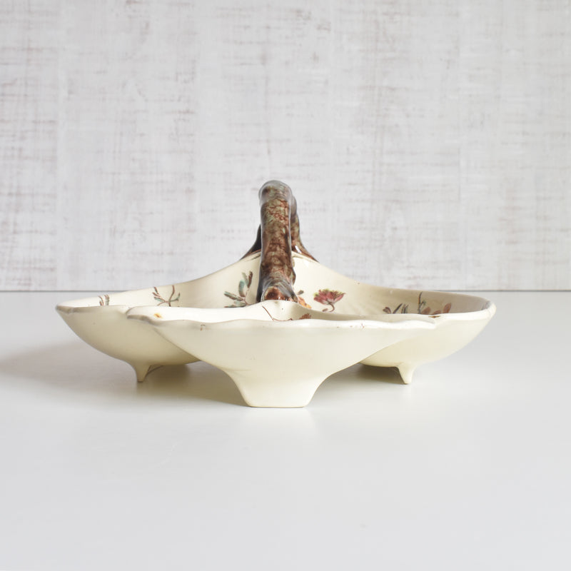 アンティーク仕切り付きプレート（マンディアン）KGリュネヴィル　MIMOSA(ミモザ）