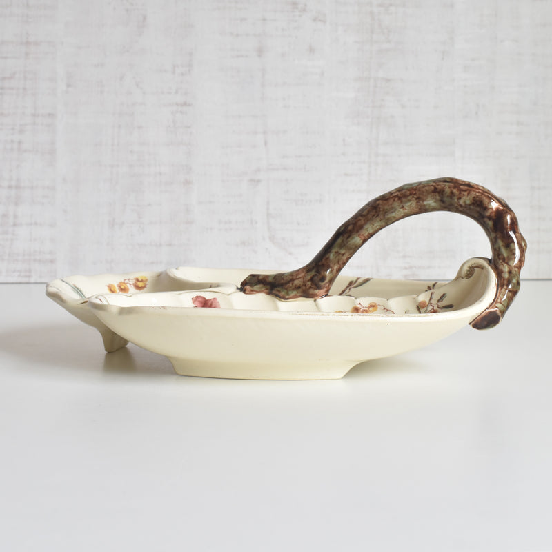 アンティーク仕切り付きプレート（マンディアン）KGリュネヴィル　MIMOSA(ミモザ）