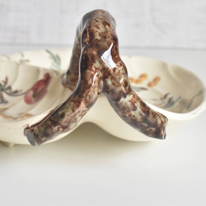 アンティーク仕切り付きプレート（マンディアン）KGリュネヴィル　MIMOSA(ミモザ）