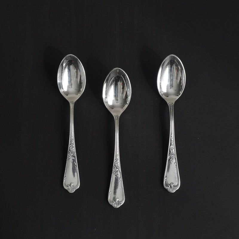 Vintage Silver-Plated Mocha Spoon Ercuis