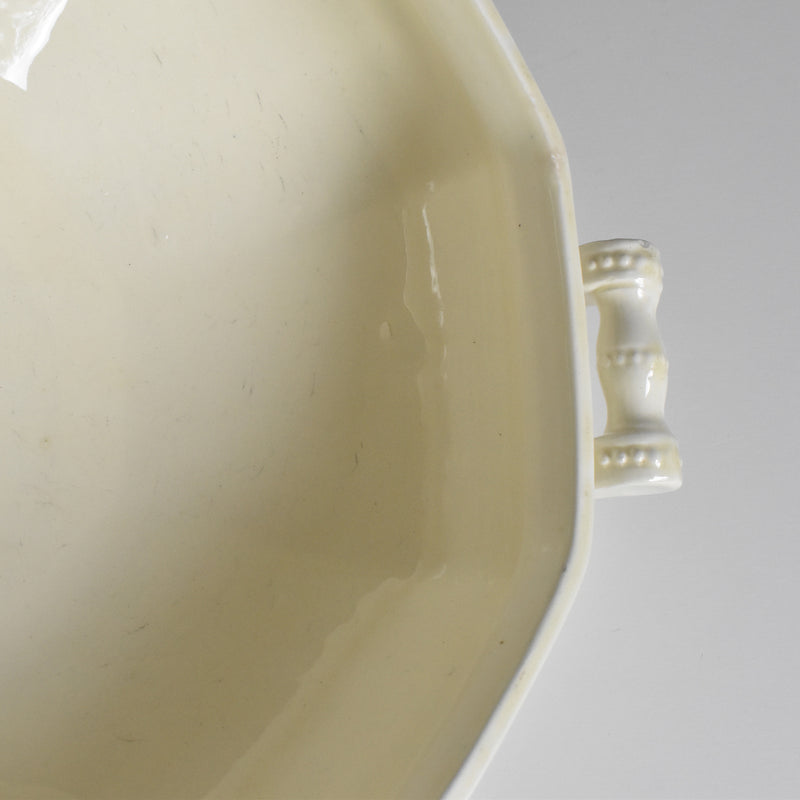 Vintage soup tureen (without lid) - Montereau Octagonal