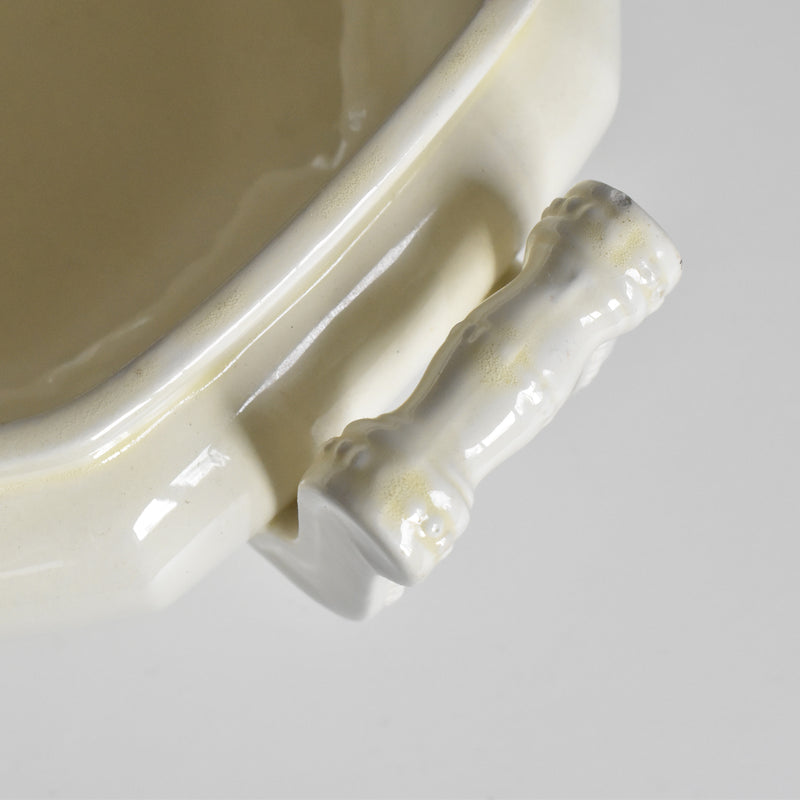 Vintage soup tureen (without lid) - Montereau Octagonal