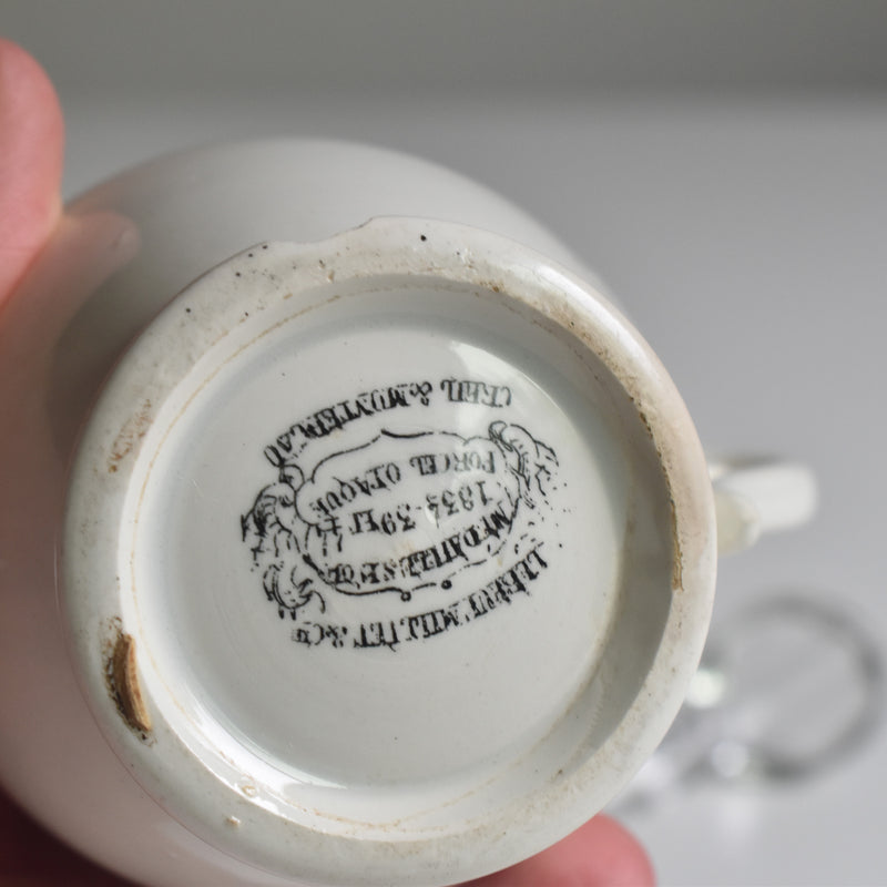 アンティークマスタードポット クレイユ＆モントロー