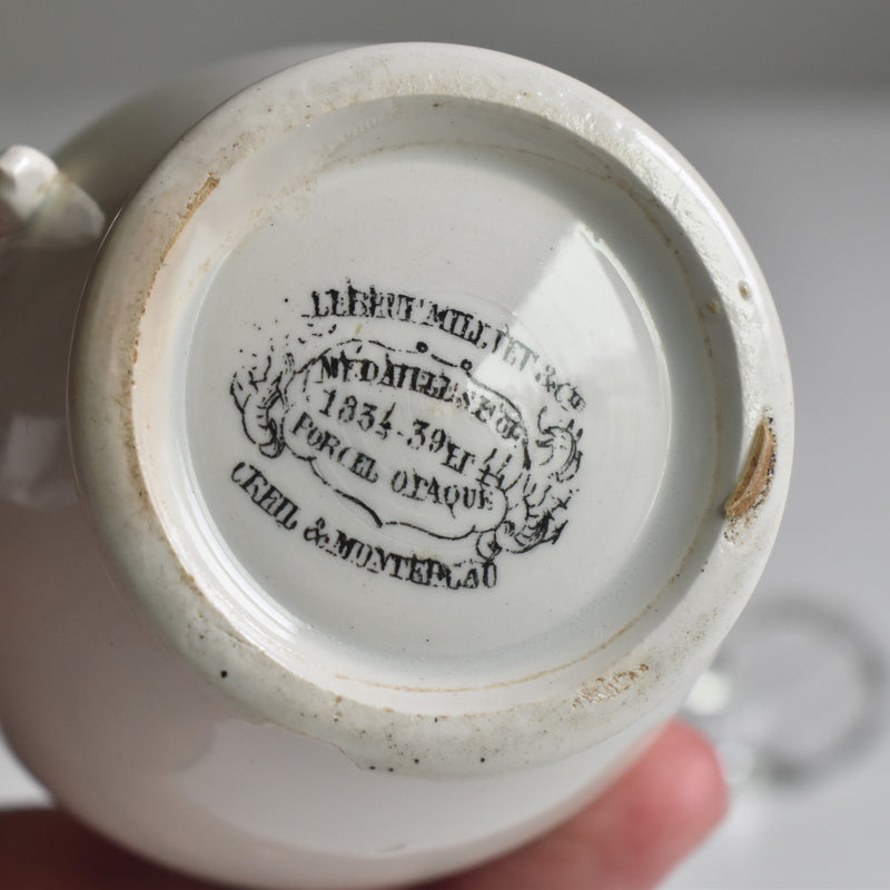 アンティークマスタードポット クレイユ＆モントロー