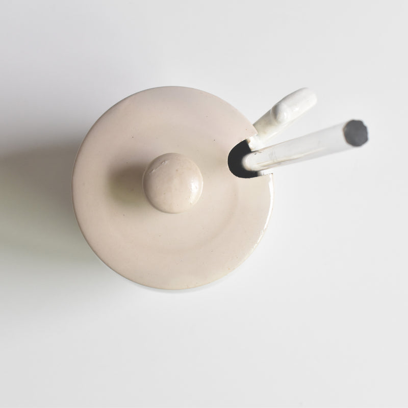 アンティークマスタードポット クレイユ＆モントロー