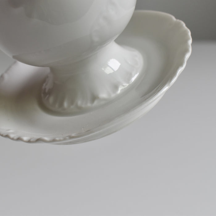 アンティークマスタードポット アビランド