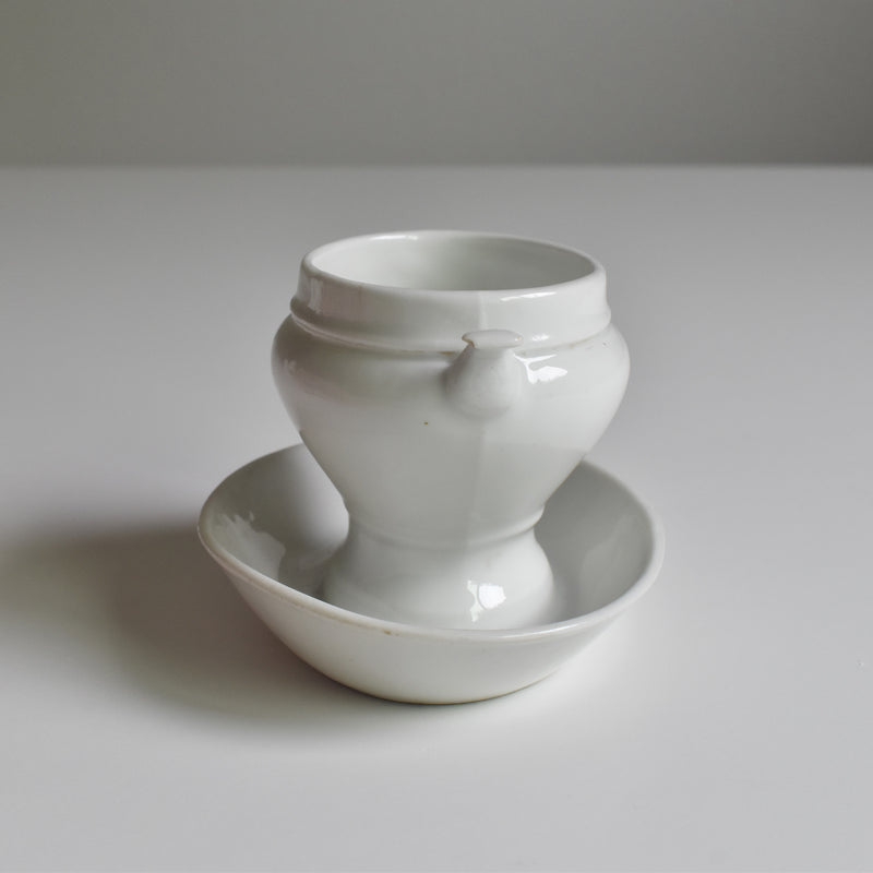 Antique mustard pot