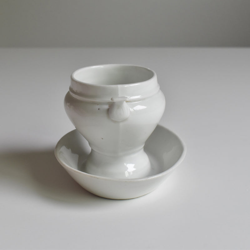 Antique mustard pot