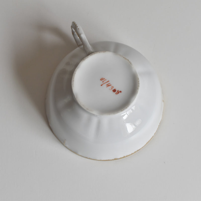 Antique Cup & Saucer Moritz Zdekauer Austria A
