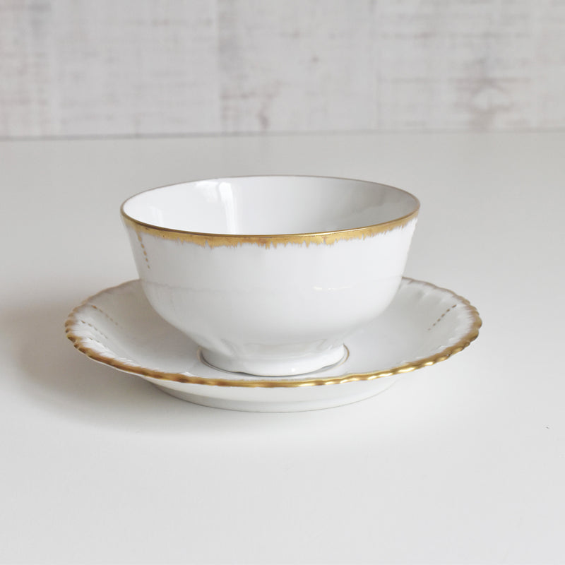 Antique Cup & Saucer Moritz Zdekauer Austria A