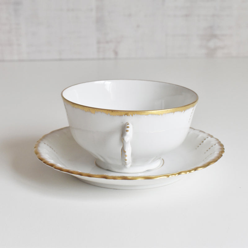 Antique Cup & Saucer Moritz Zdekauer Austria A