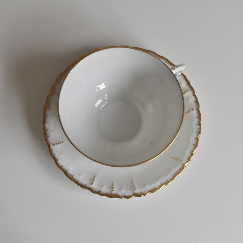 Antique Cup & Saucer Moritz Zdekauer Austria A