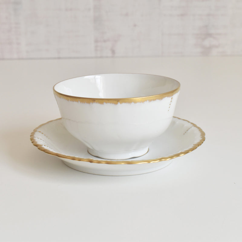 Antique Cup & Saucer Moritz Zdekauer Austria B