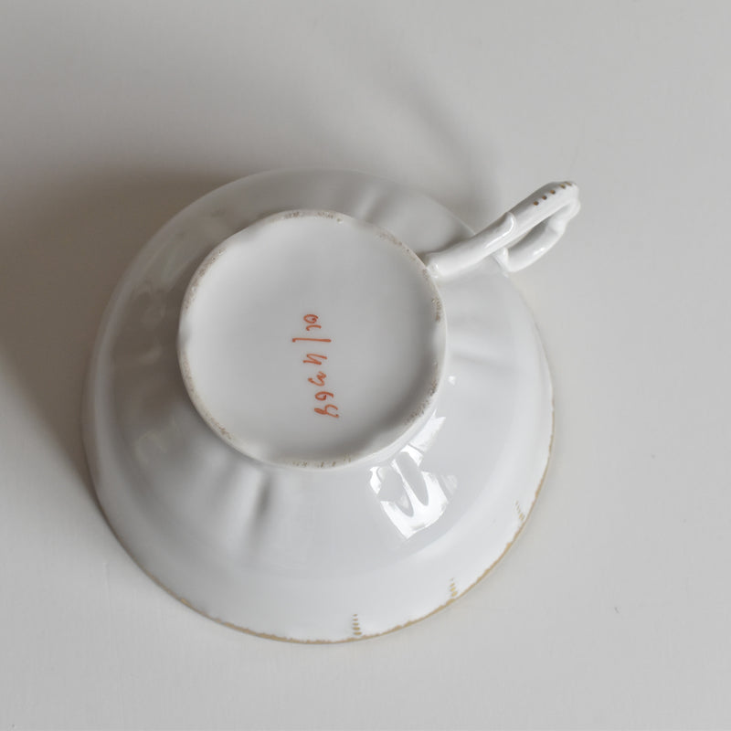 Antique Cup & Saucer Moritz Zdekauer Austria C