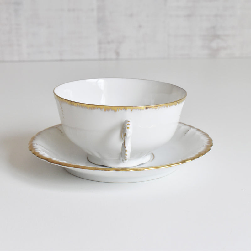Antique Cup & Saucer Moritz Zdekauer Austria C