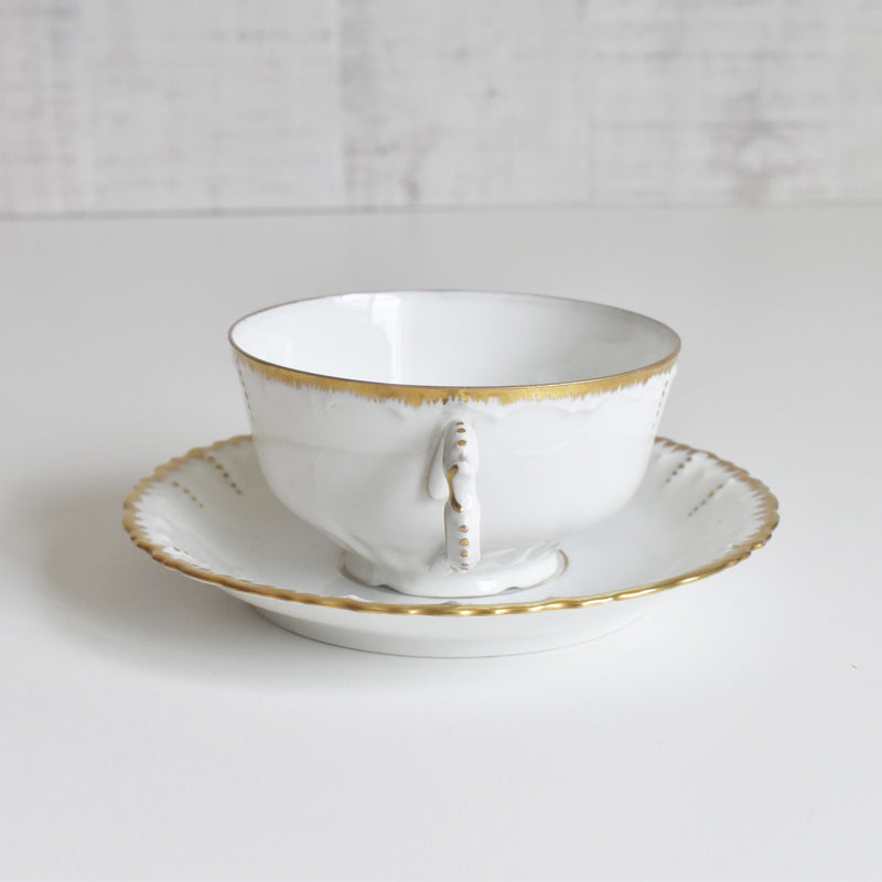 Antique Cup & Saucer Moritz Zdekauer Austria D