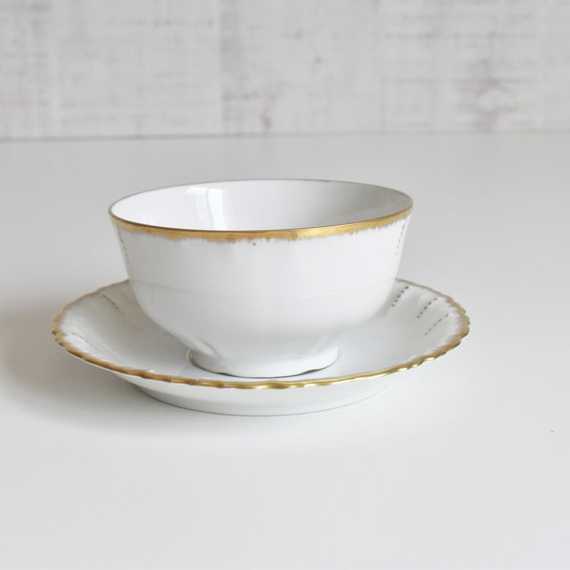 Antique Cup & Saucer Moritz Zdekauer Austria E