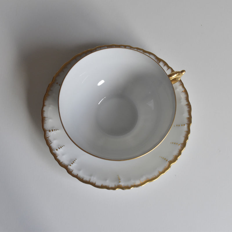 Antique Cup & Saucer Moritz Zdekauer Austria G