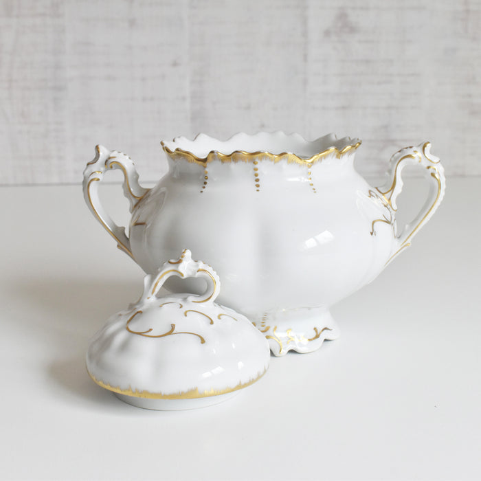 アンティークシュガーポット Moritz Zdekauer オーストリア