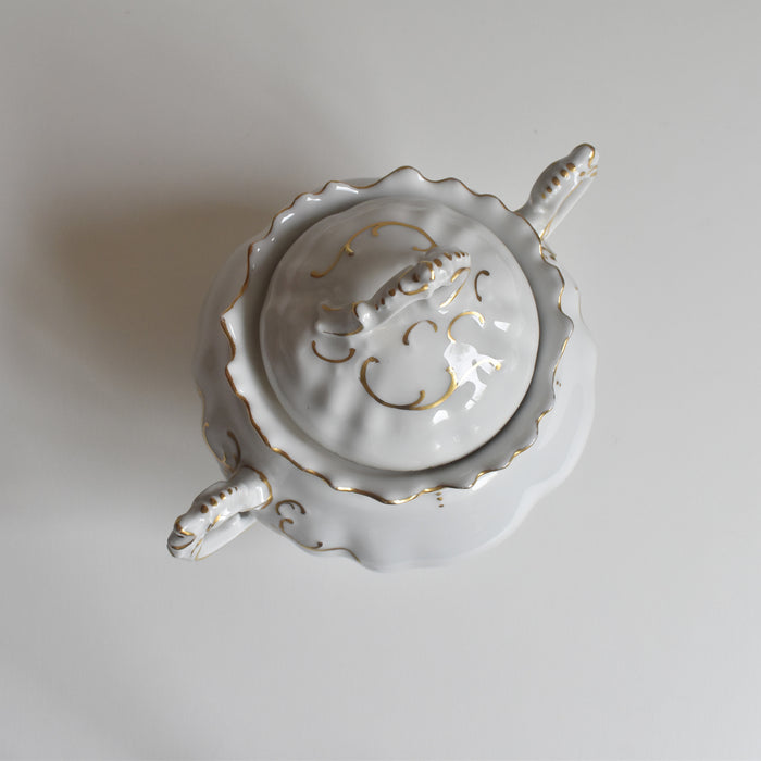 アンティークシュガーポット Moritz Zdekauer オーストリア