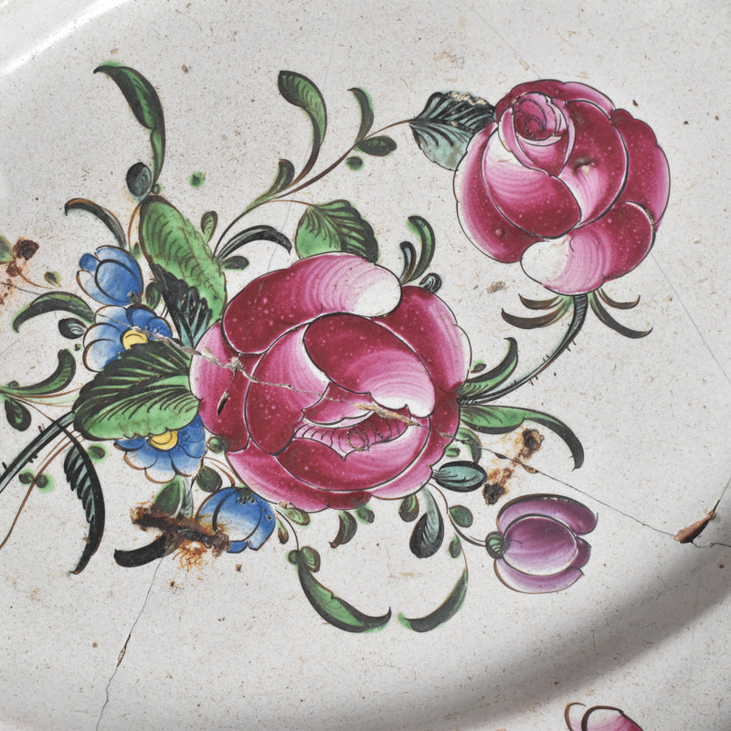 アンティークオーヴァル大皿