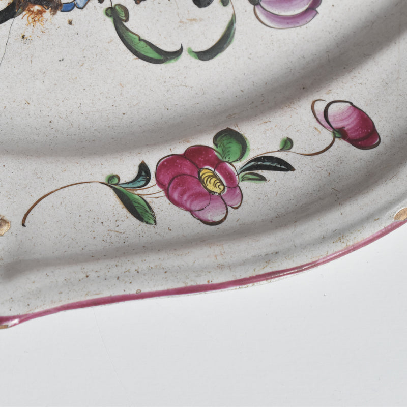 アンティークオーヴァル大皿