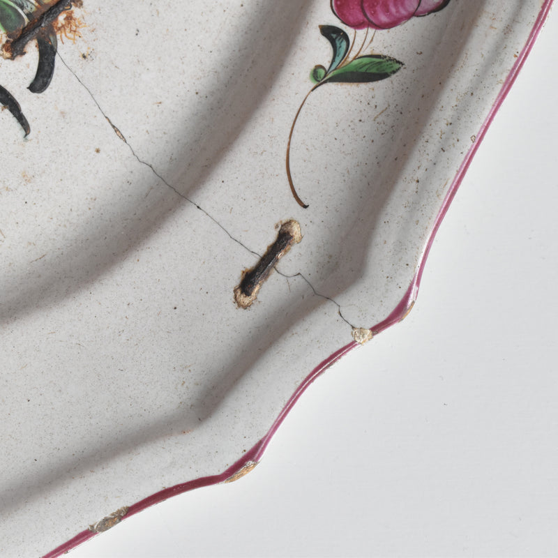 アンティークオーヴァル大皿