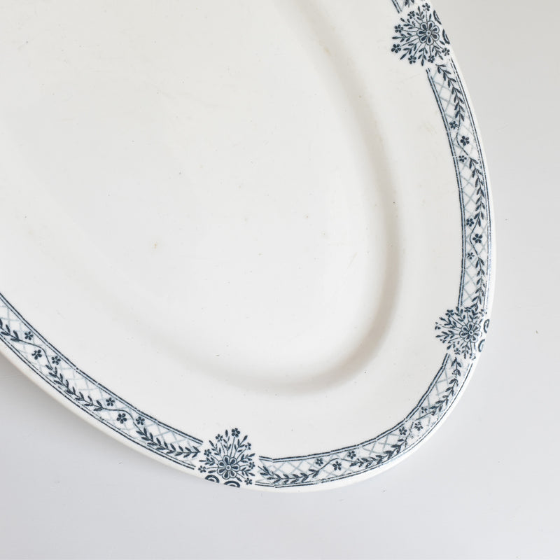 アンティークオーヴァル大皿 サラン Ennege（エンネージュ）