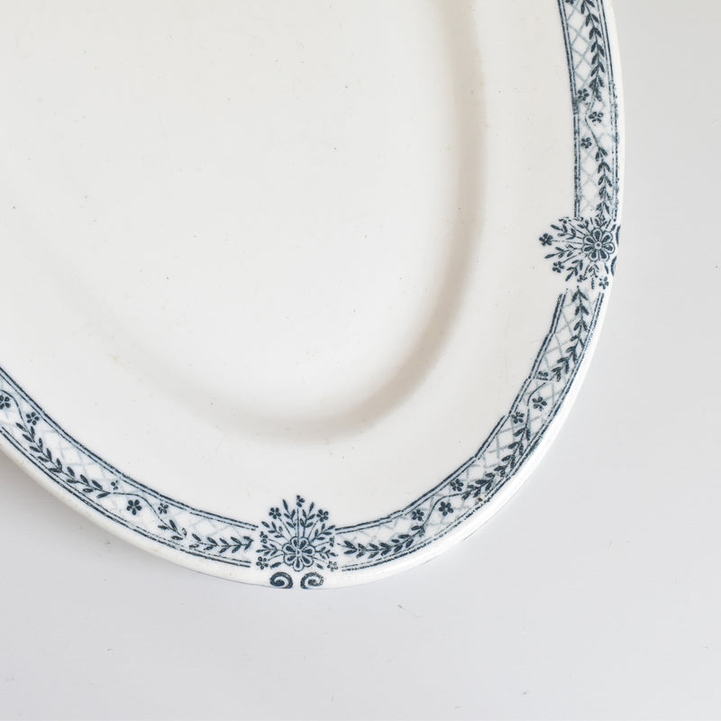 アンティークオーヴァル大皿 サラン Ennege（エンネージュ）